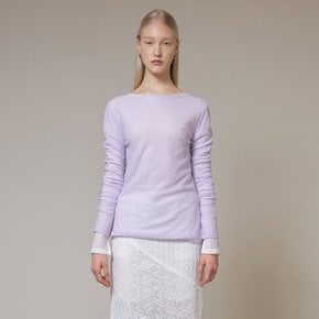 Mesh Lace Skin Top in Lavender VW4SE022-50