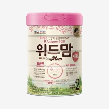  [엘루맘] 파스퇴르 위드맘 제왕분유 2단계 750g