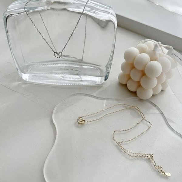 골드 트렌드 올 앵글하트목걸이 주얼리 여성 액세서리 (WFJDYZO)