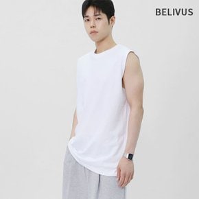 남자 라운드 나시티 레이어드 여름 티셔츠 038