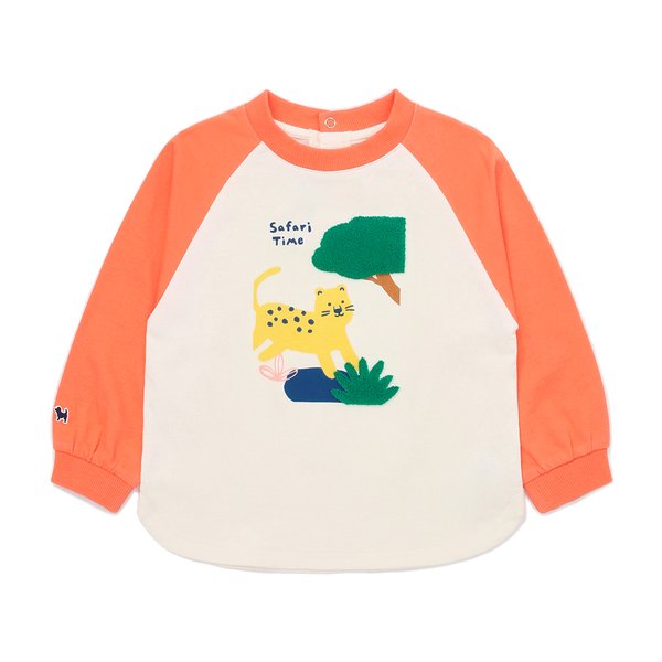 [여주점] [오프라벨 여주점] 블루독베이비 (OR) 애니멀코지 레글런 티셔츠 (45114-330-01)