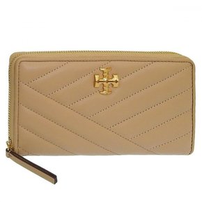 KIRA CHEVRON ZIP CONTINENTAL WALLET 90348 251 [] [트리 자작 나무] 지갑 여성 긴 지갑 베이지