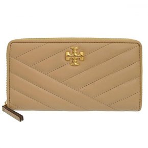 KIRA CHEVRON ZIP CONTINENTAL WALLET 90348 251 [] [트리 자작 나무] 지갑 여성 긴 지갑 베이지