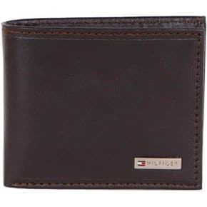 영국 타미힐피거 머플러 Tommy Hilfiger Men`s Leather Fordham Bifold Wallet with Coin Pocket