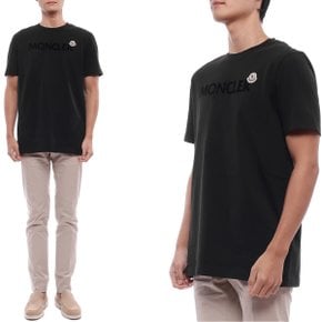 [부산점] 25FW 남성 더블 로고 반팔티셔츠 (8C00036 8390T 999 25F)