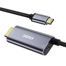 C타입 to HDMI + PD 케이블 (1.8m) XCH-M180-GY-V1