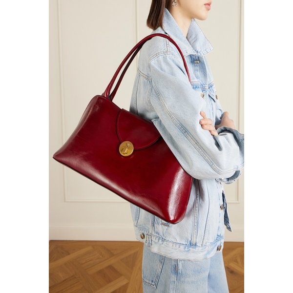 비비안 미디엄 글로스 가죽 숄더백 46376663163053241