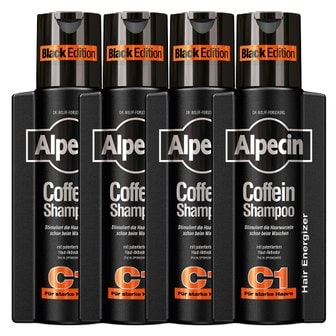  Alpecin Caffeine Shampoo 독일직구 알페신 카페인 샴푸 블랙에디션 C1 250ml 4개