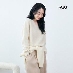 26 F/W 브러시드 울캐시미어 브이넥 니트