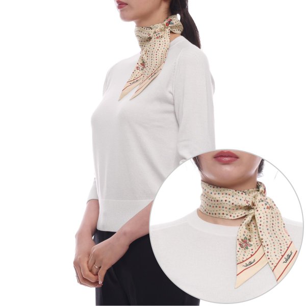 [부산점] 26SS 여성 로고 실크 스카프 (8W2E6017 GEG ZC9 26S)