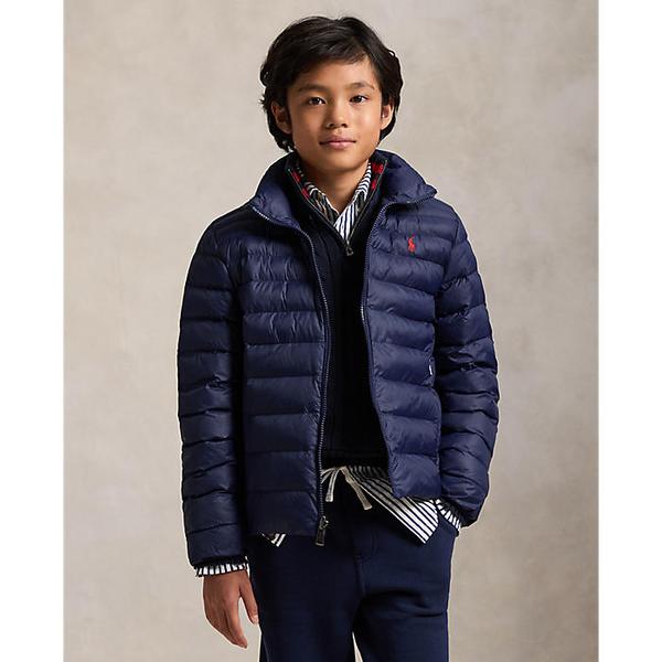폴로 키즈 남아 8-18세 P 레이어 2 패커블 퀼트 재킷(CWPOOTWY6020378410)