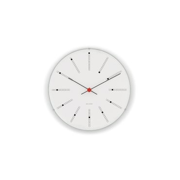  [Arne Jacobsen Wecker BANKERS] 로젠달 아르네야콥센 뱅커스 인테리어 벽걸이 시계 48cm WHite