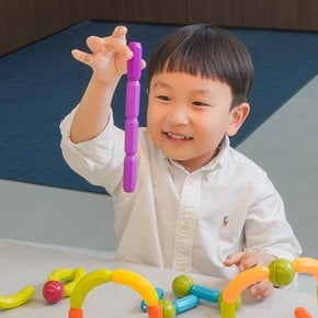마그네틱 스틱스 자석 블럭 60pcs 블록 교구
