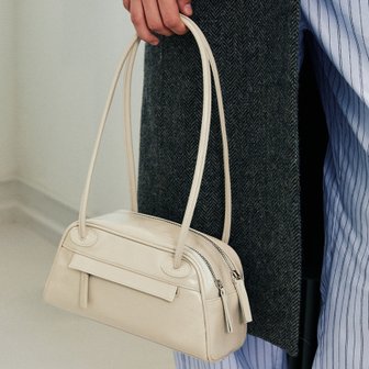 크리스틴프로젝트 TWO ZIPPER BAG BAGUETTE(CREAMY OYSTER) 22TWB004