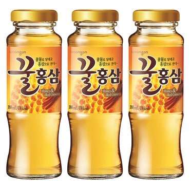  [웅진] 꿀홍삼 병 180ml x 48병 꼬마병 병음료 음료세트