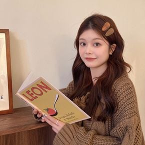 다지니협력업체11 여성 6컬러 포인트 러블리 물방울 2p 집게핀 헤어핀 헤어핀 헤어악세사