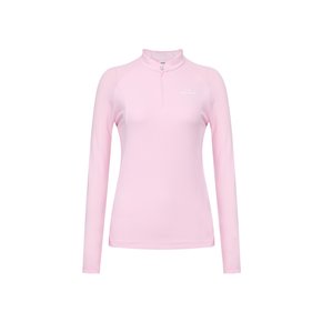 ICE LONG 아이스 롱 여성 긴팔짚업 티셔츠Light Pink 4927115