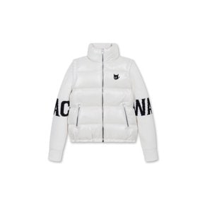 골프 (WWWAW24901IVX)[Exclusive] Women Down Hybrid Knit Zip-up Jacket