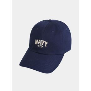 [NAVY] 네이비 볼록자수 캡 HPACCDA01M