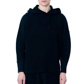 25 SS 옴므 플리세 이세이미야케 플리츠 후드 스웨트셔츠 블랙 HP48JK127 15 BLACK