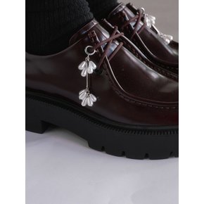Teardrop Pearl Flower Shoelace Charms(Set)