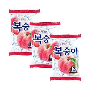 복숭아 캔디 153g x 3개 / 사탕