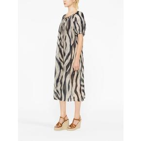 [해외배송] 23 S/S 마네비 카프리 SILKCOTTON 보일 드레스 A57CAZEBRA B0710944410