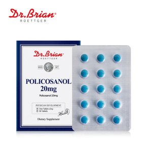 닥터브라이언 폴리코사놀 20mg 3개월분 총지방족알코올 20mg 충족