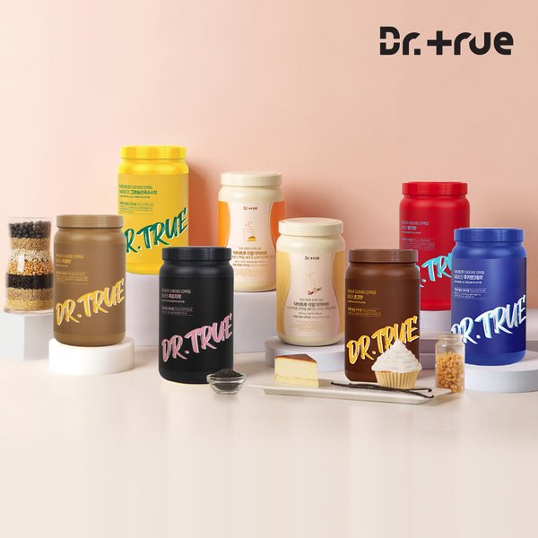 초유 산양유 프로틴 담은 닥터트루 리얼 다이어트 식사대용 단백질 쉐이크 750g 25일분 8종택1