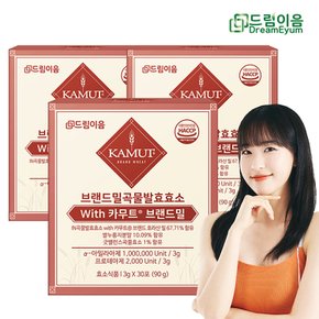 최하슬 카무트 효소 브랜드밀 곡류 발효효소 3g x 90포 3개월분