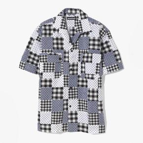 [MONITALY]모니탈리 폴카셔츠/50S MILANO SHIRT (PATCHWORK POLKA) GRAY/MOD1M40001