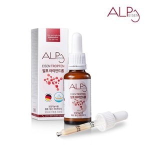 [독일 최우수상 철분제] 알프뉴트리션 알프아이언드롭 철분 30ml 1병(1개월분)