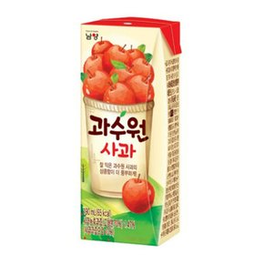 유업 과수원 사과 190ml 24팩 쥬스 종이팩