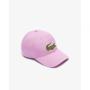 5019167 Lacoste Uni Adjustable Organic Cotton Twill Cap - Pink