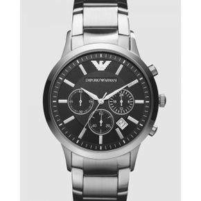 5025192 Emporio Armani Brown Analogue Watch AR1982 - Silver 103799368