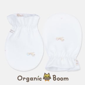 [2만 무배] 인증받은 진짜 오가닉 국내제조 무형광 출산 준비 용품 미니포니 말띠해 아기 손싸개