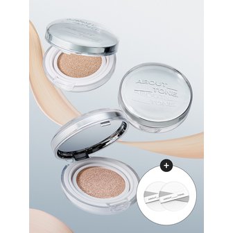 어바웃톤 [NEW COLOR]스킨 레이어 핏 쿠션 (8colors) 13g