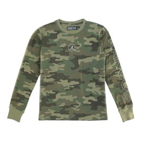 여성 컬러블록 긴팔티셔츠 K8126 Army Green C