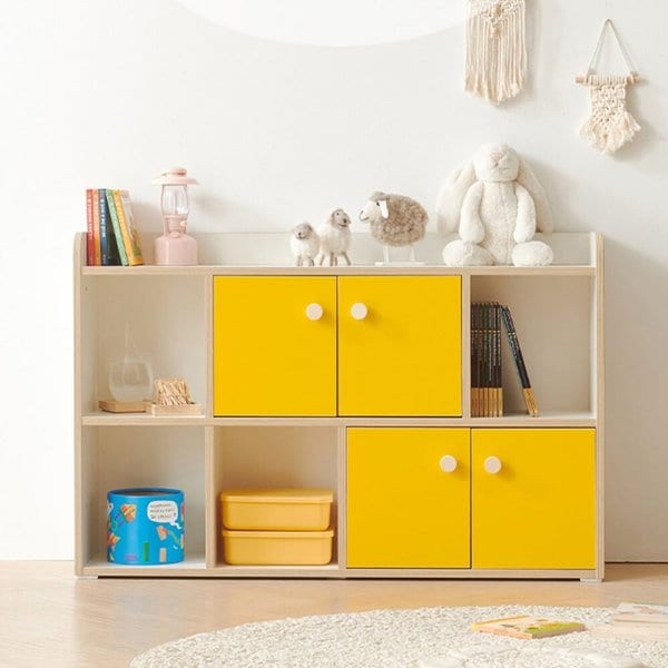 E0 모듈 2단 4도어 책장 1200 ITG323R (착불)