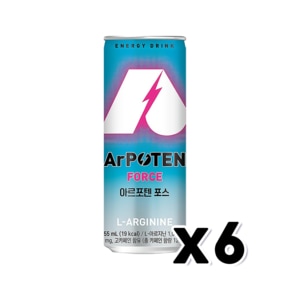 아르포텐 포스 에너지드링크 탄산캔음료 355ml x 6개