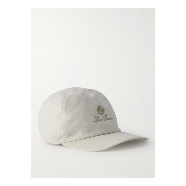 로고 자수 리넨 베이스볼 캡 46376663162894639