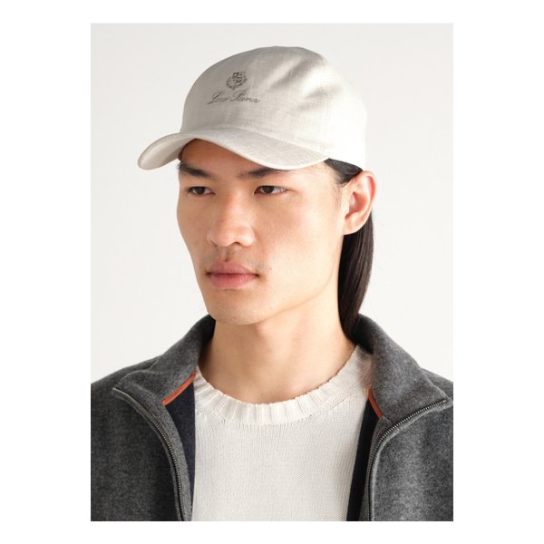 로고 자수 리넨 베이스볼 캡 46376663162894639