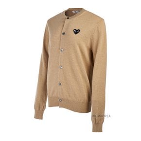 FW24 공용 하트 와펜 가디건 AX N023 051 3 LIGHT CAMEL