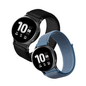 갤럭시워치 전세대호환 우븐 나일론 벨크로 스포츠 루프 밴드 스트랩 Galaxy Watch 워치7 6 클래