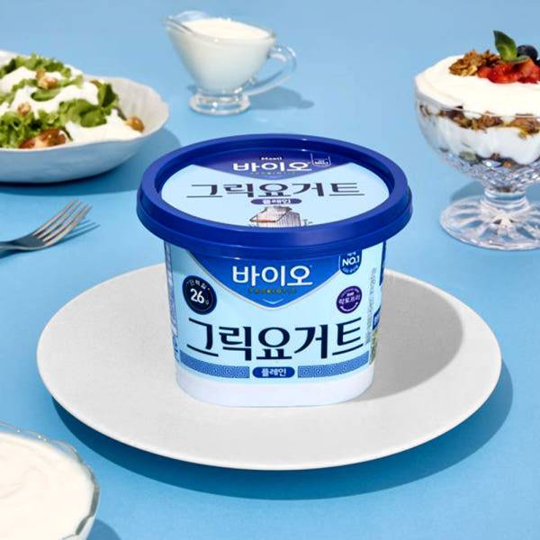 바이오 그릭요거트 플레인 대용량 400g 3개_냉장