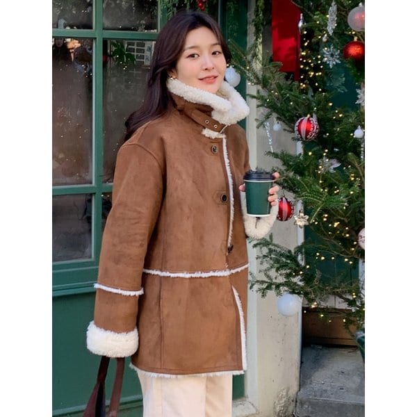 Suede Searing Half Mustang Brown AT5JUF050BW