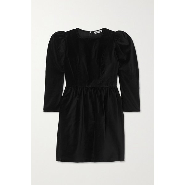 바체바 벨벳 미니 원피스 1647597289608314