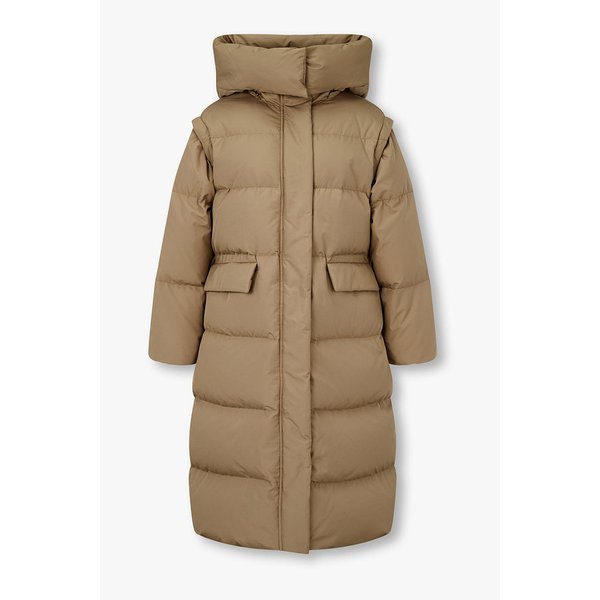 디태처블 후드 롱 다운 점퍼 7115417Y02161