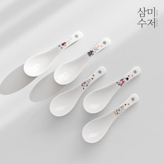 삼미 무민 프렌즈 도자기 우동스푼 1P