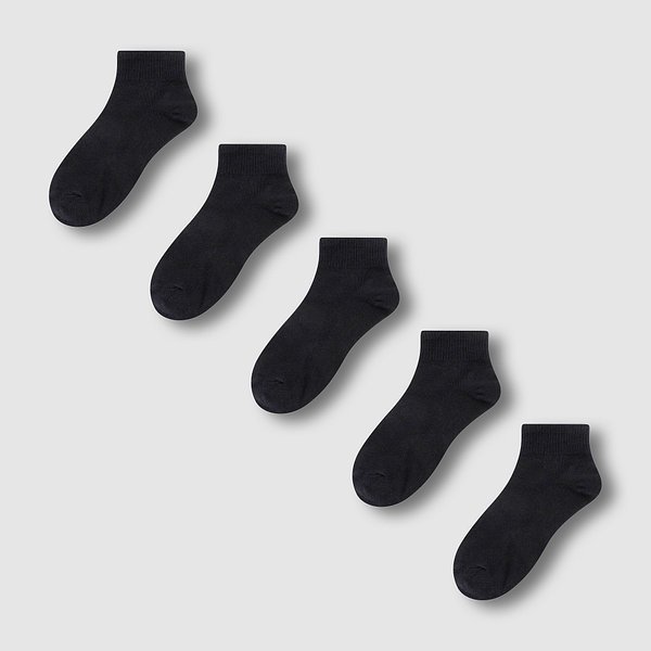 여 코튼 단목 양말 5족 J146903201099